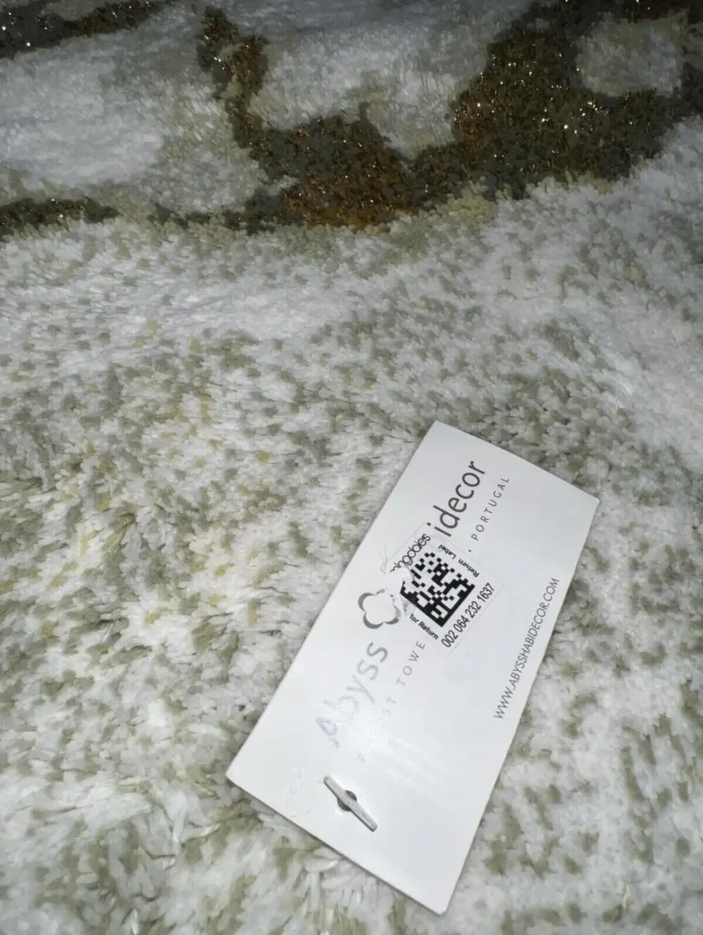 Abyss Calacata Olive Bath Rug, 27